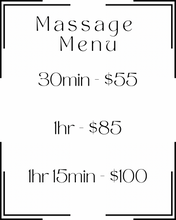Load image into Gallery viewer, Massage Gift Certificates (women only)
